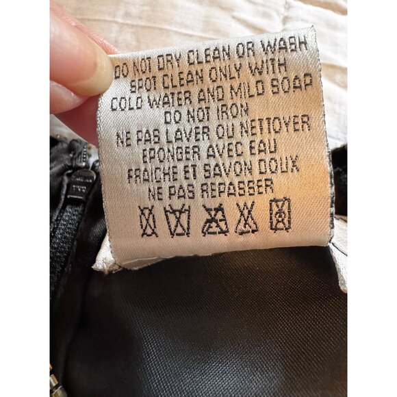 Papell Boutique Evening Black Silk Top M Floral Sequin Beads Jewel Tone Party - Picture 5 of 8